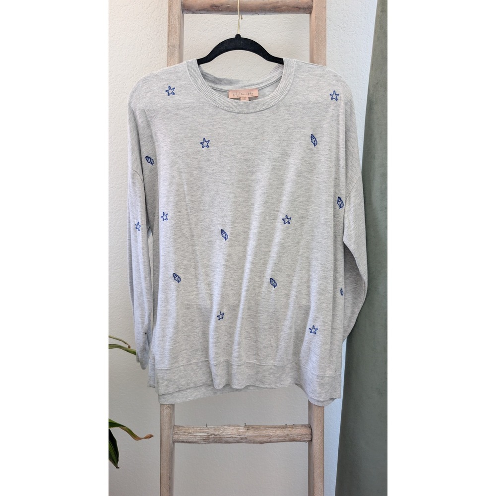 Philosophy Long-Sleeve Knit Top, size 1X